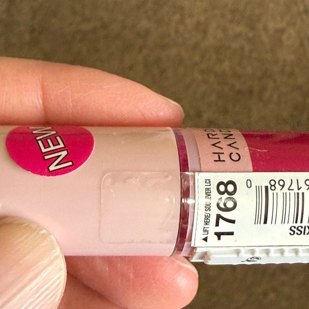 Hard Candy Syrup Kiss Lip Stain Women 0.11oz Hot Kiss 1768 New Sealed Pink Gloss